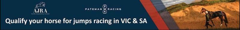 AJRA Pateman Racing ad banner Calibri font